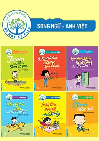 Bộ Sách Song Ngữ(Anh – Việt) - Bé Học Lễ Giáo
