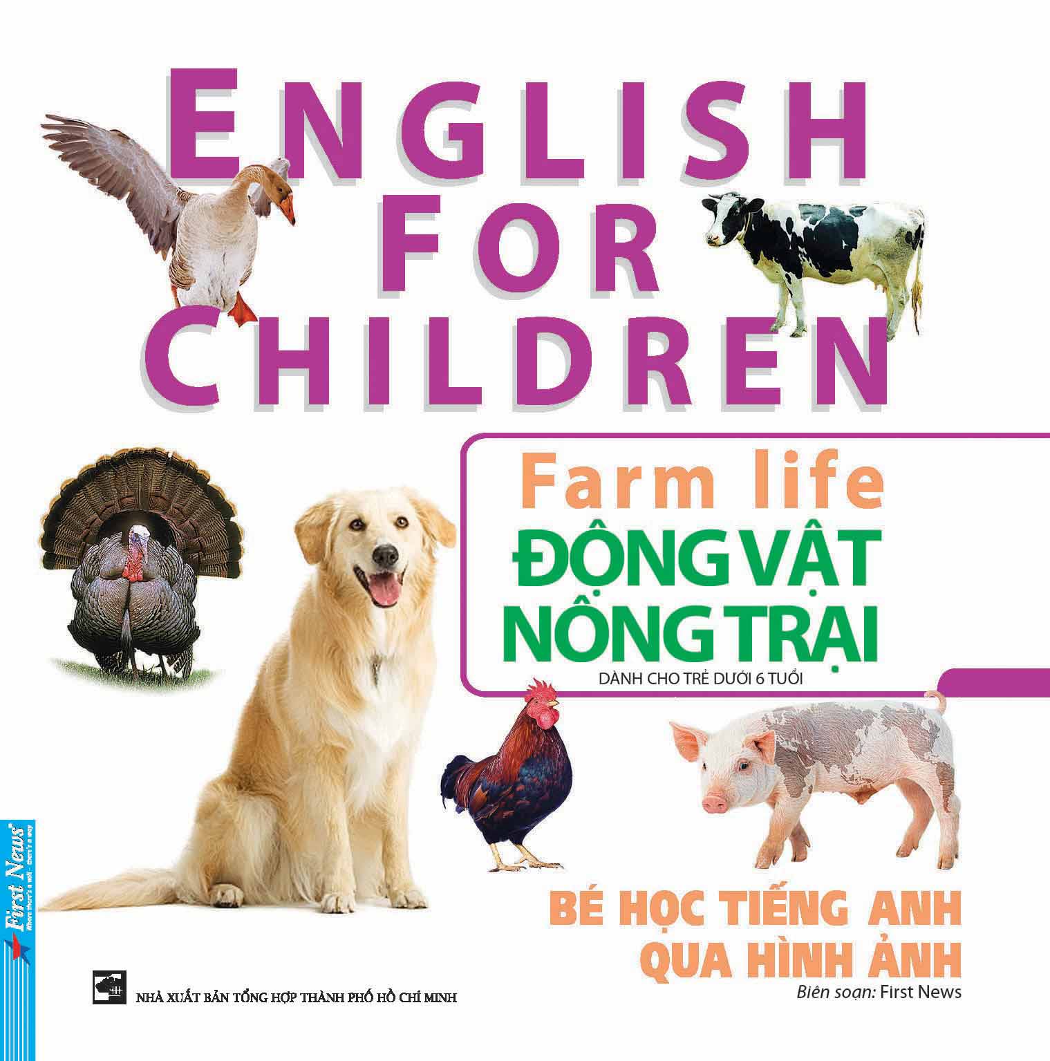 Bé Học Tiếng Anh Qua Hình Ảnh: Động Vật Nông Trại